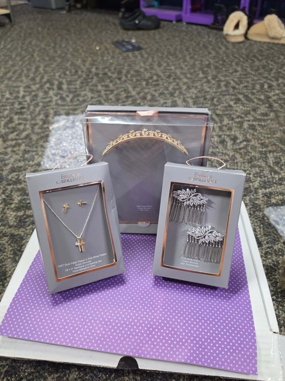 Believe By Brilliance Jewelry And Hair Accessory Bundle
